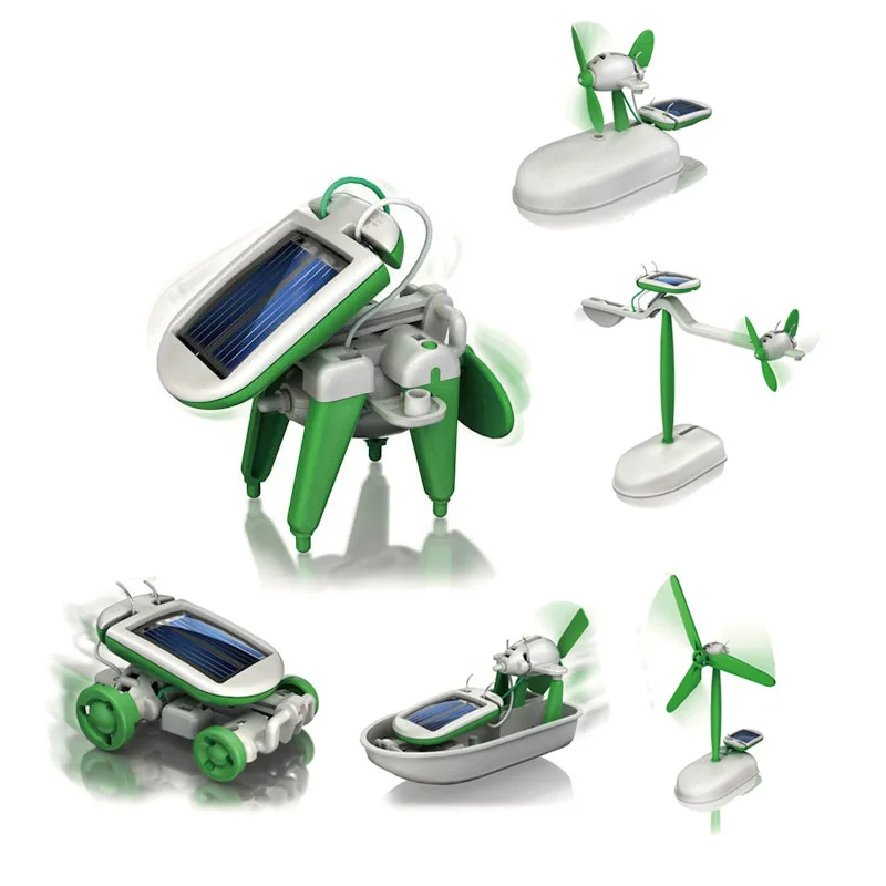 6-In-1 Solar-Power Robot Kit A - огляд і ціна Electronics Gadgets For Kids