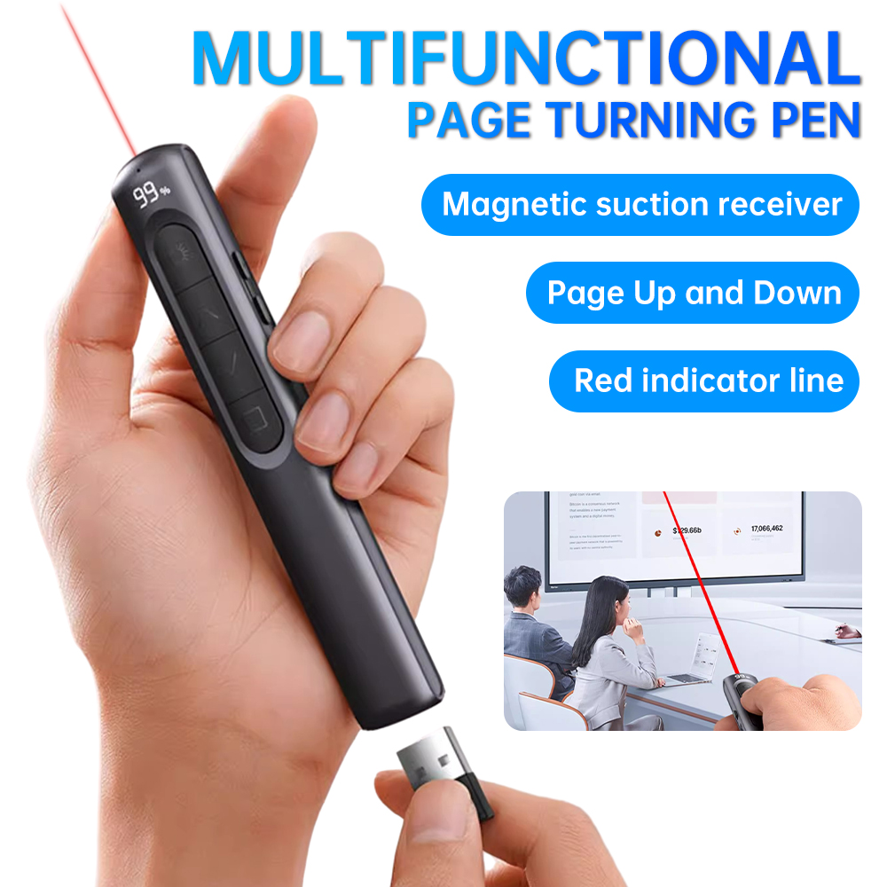 Wireless Page Turner Rechargea - огляд і ціна Laser Pointer Presenter