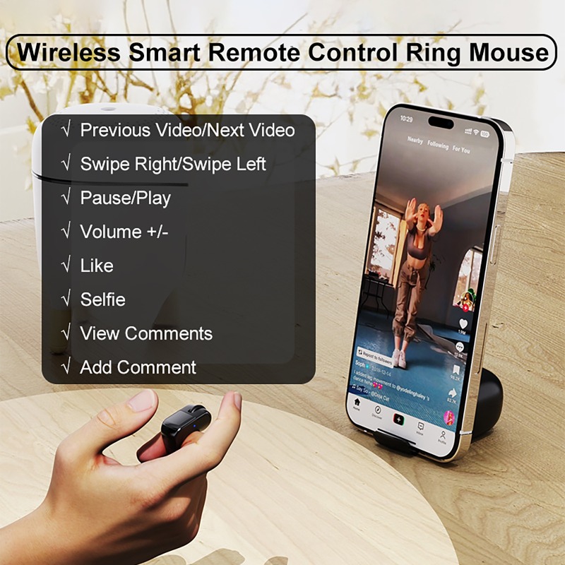 Mini Fingertip Smart Remote Co - огляд і ціна Laser Pointer Presenter