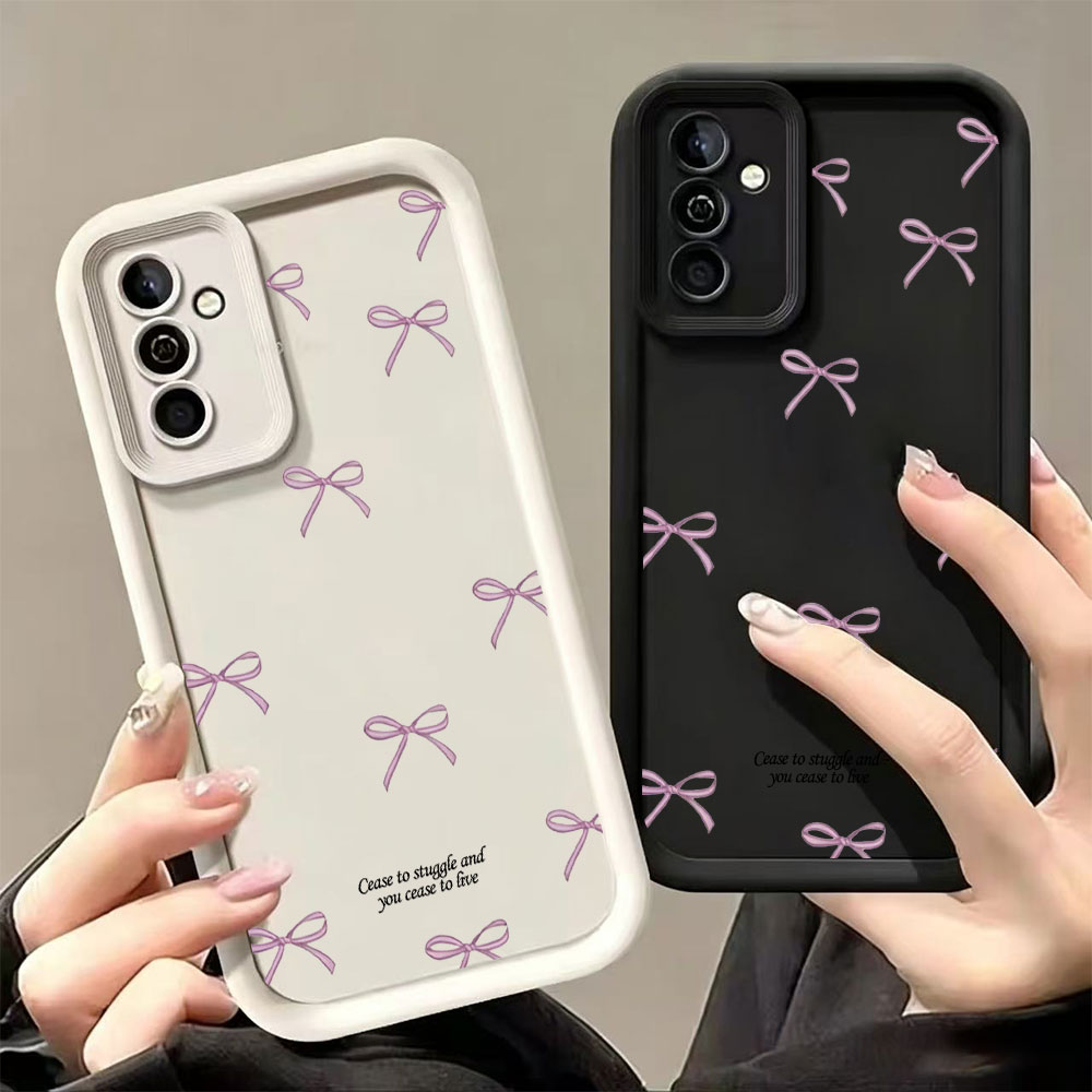 Pink Bow Print Soft TPU Phone  - огляд і ціна Samsung Galaxy S24