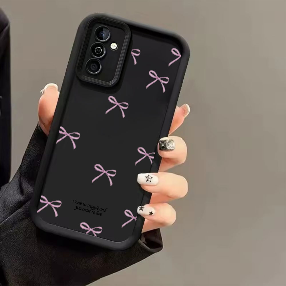 Pink Bow Print Soft TPU Phone  - огляд і ціна Samsung Galaxy S24