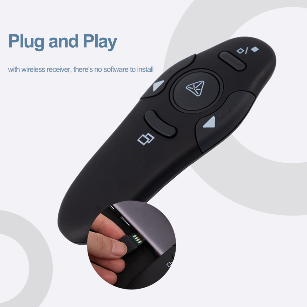 2.4GHz Wireless USB Powerpoint - огляд і ціна Laser Pointer Presenter