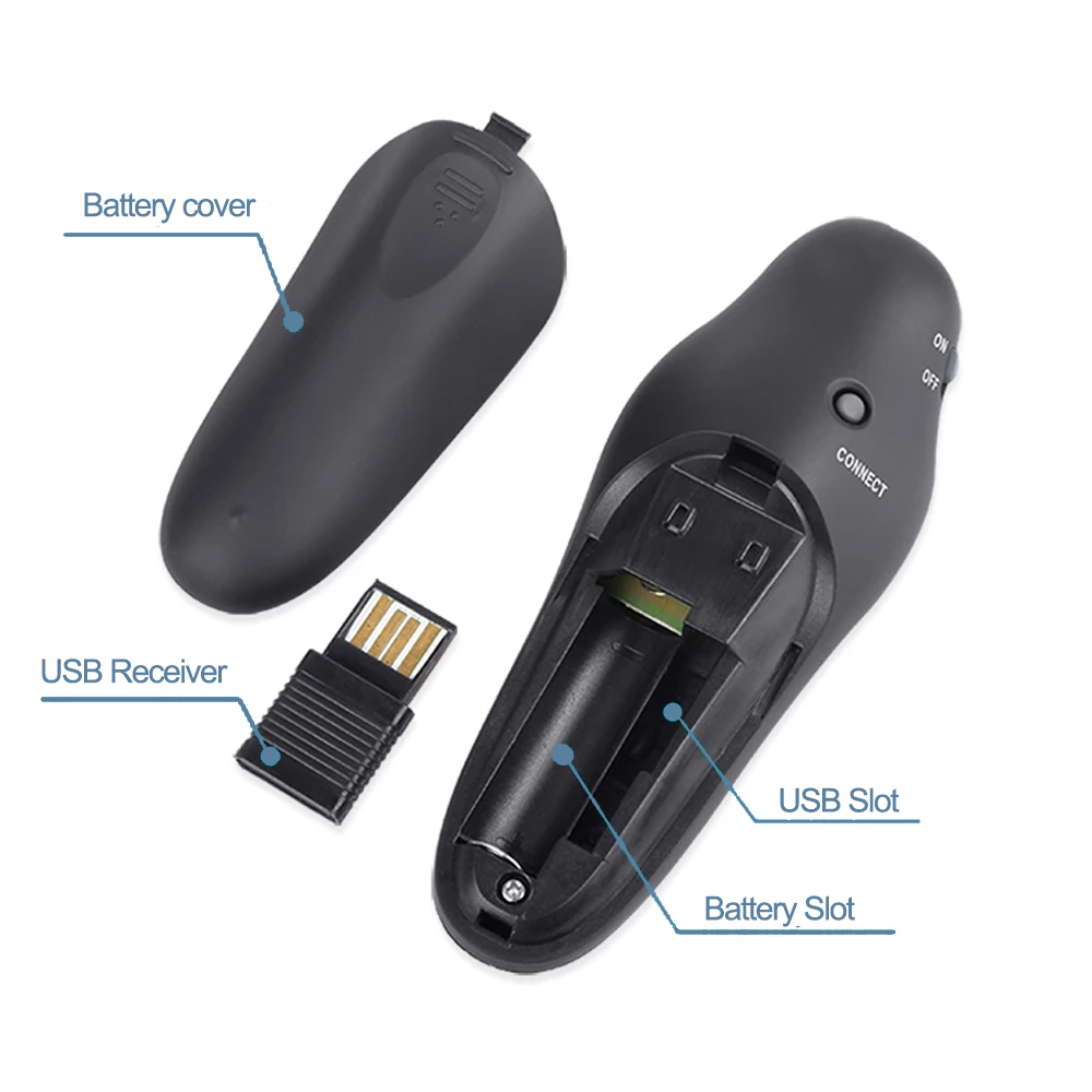 2.4GHz Wireless USB Powerpoint - огляд і ціна Laser Pointer Presenter