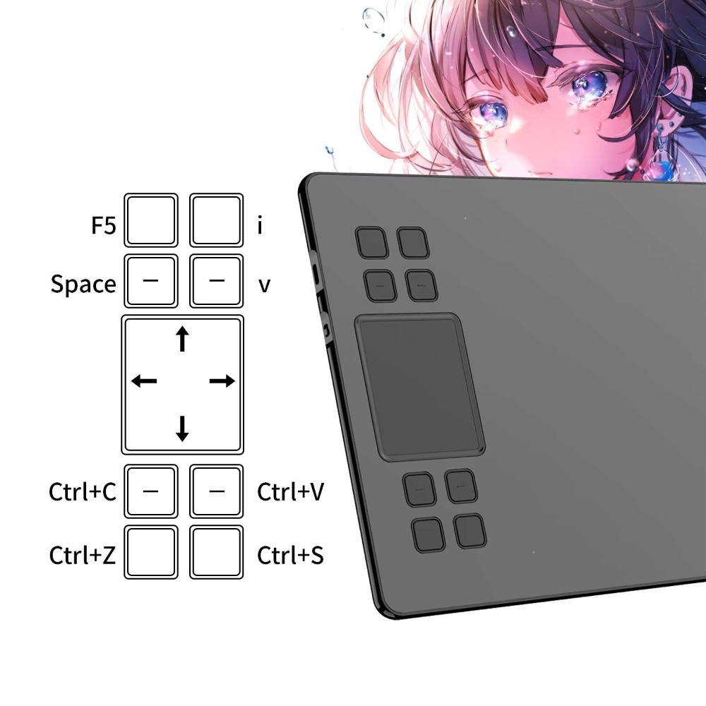 10×6 Inch Drawing Tablet Batte - огляд і ціна Digital Drawing Tablet
