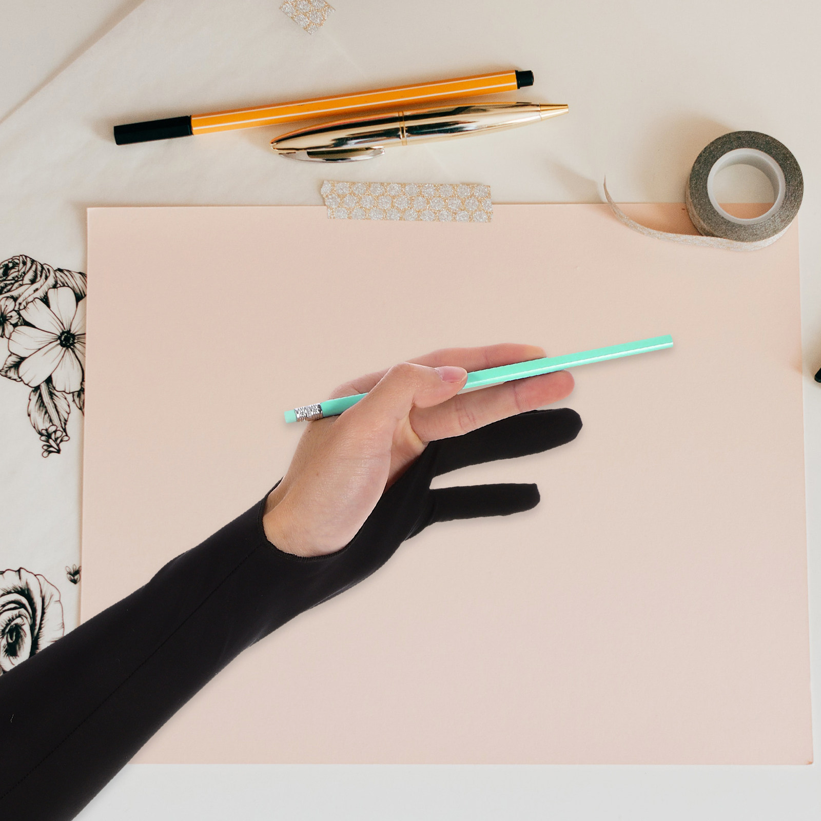 Artist Drawing Glove Two-Finge - огляд і ціна Digital Drawing Tablet
